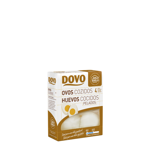 Ovos cozidos sem casa